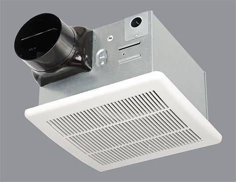 Built-in damper minimizes backdrafts for energy efficiency. . Bathroom exhaust fans home depot